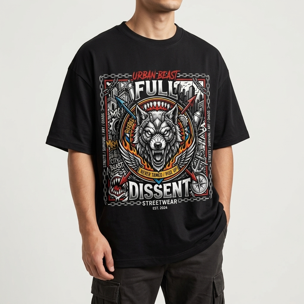 DISSENT WOLF TEE